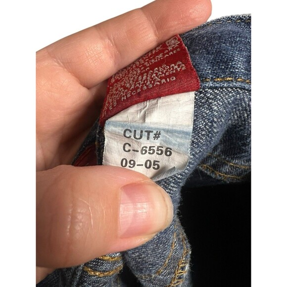 Faded Glory Y2K Vintage Women's High Rise Denim Shorts Size 8 2005 Scoop Pockets - Picture 6 of 9